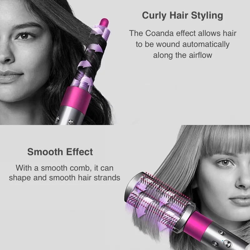 Hair wraps Hair Curler For Her Hair Care & Styling Curling Lrons Hair Dryer And StraightBrush Multi-Function Hair Curlers