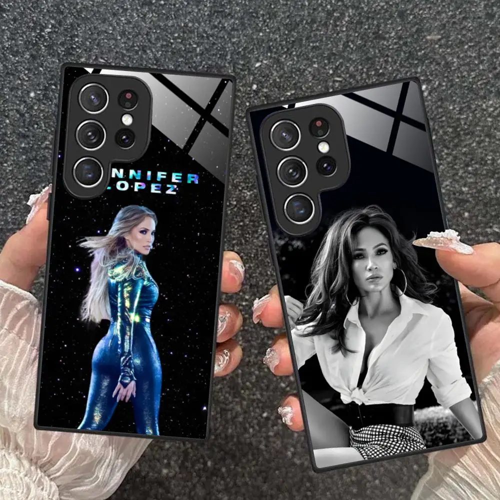Фото Чехол для телефона Jennifer Lopez для Samsung Galaxy A56 55 54 53 52 51 36 35 34 23 16 15 5G, защитный стеклянный чехол №2