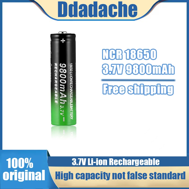 

3.7V 18650 9800mAh Rechargeable Battery High Capacity Li-ion Rechargeable Battery For Flashlight Torch headlamp Battery