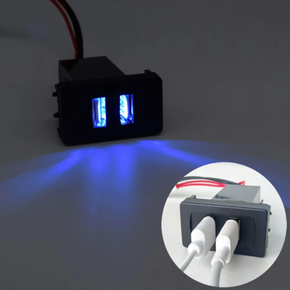

Автомобильное зарядное светильник с двумя USB-портами, а