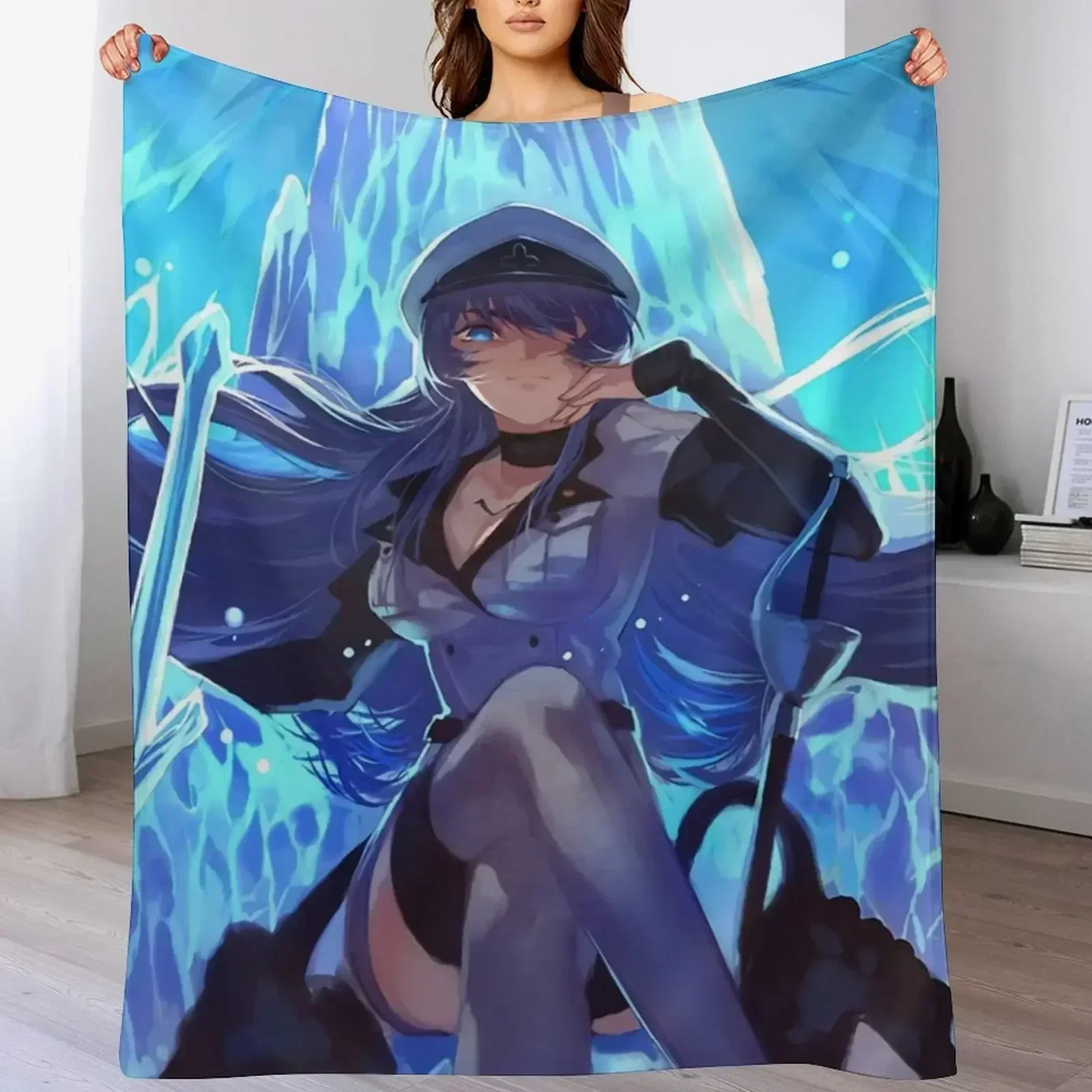 Esdeath Akame Ga Kill картина аниме пледы одеяла для волос рождественские украшения