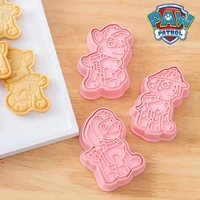 cake cookie paw patrol cutter plastic diy 3d baking mould cookie cutter set cartoon puppy biscuit baking tools decoration tools