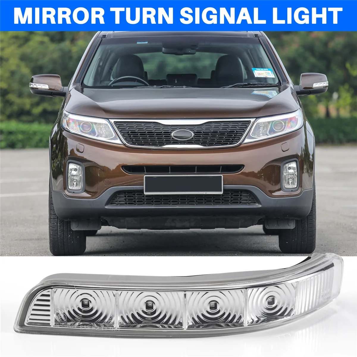 876132P00 0 светодиодный сигнал поворота зеркальная лампа для KIA Sorento 2009-2014 основное