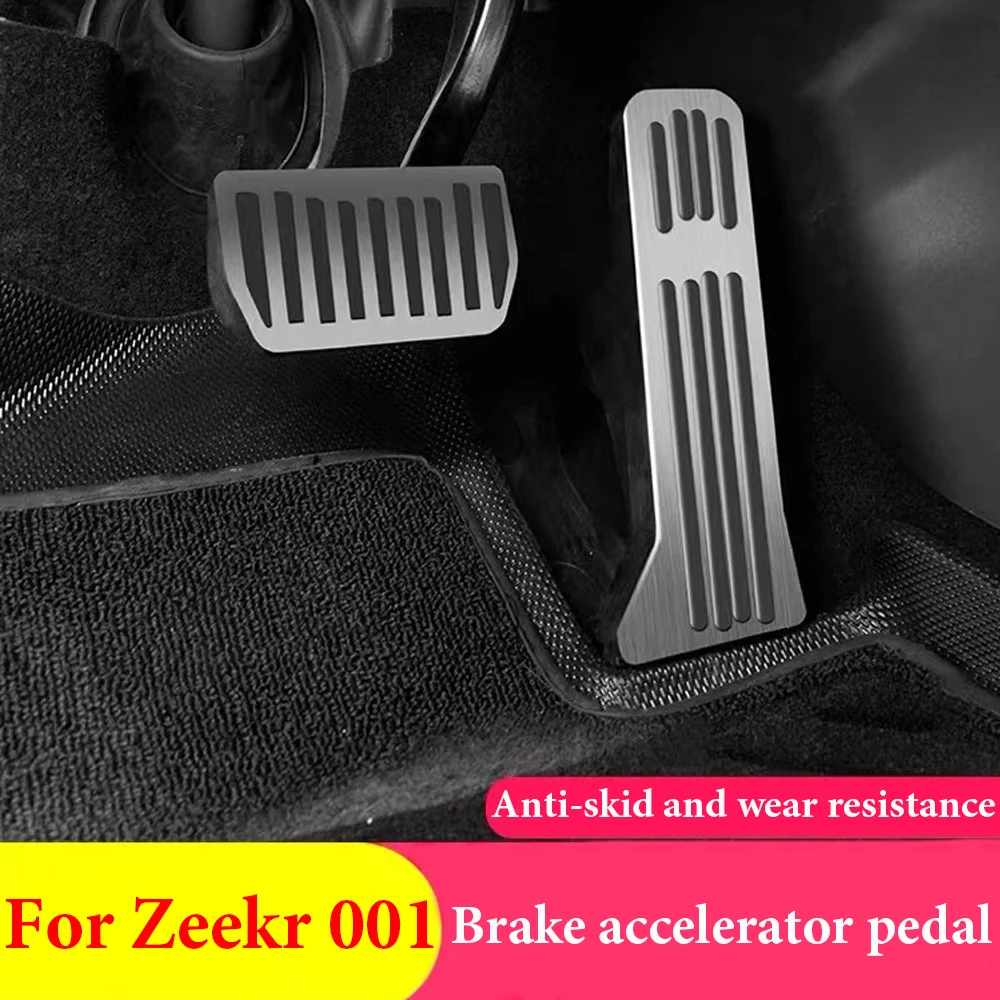 

New upgrade For Zeekr 001 2021 2022 2023 Interior Brake Panel Cover Sticker Aluminium Alloy Modification Auto Accessories