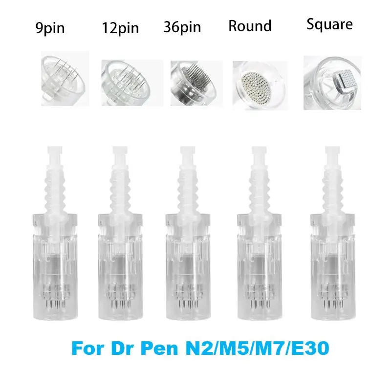 

10/50pcs Derma Pen Bayonet Needles Cartridge For Dr pen N2/M5/M7 Nano/9 pin/12 pin/36 pin/42 Micro Needle Replacement Head