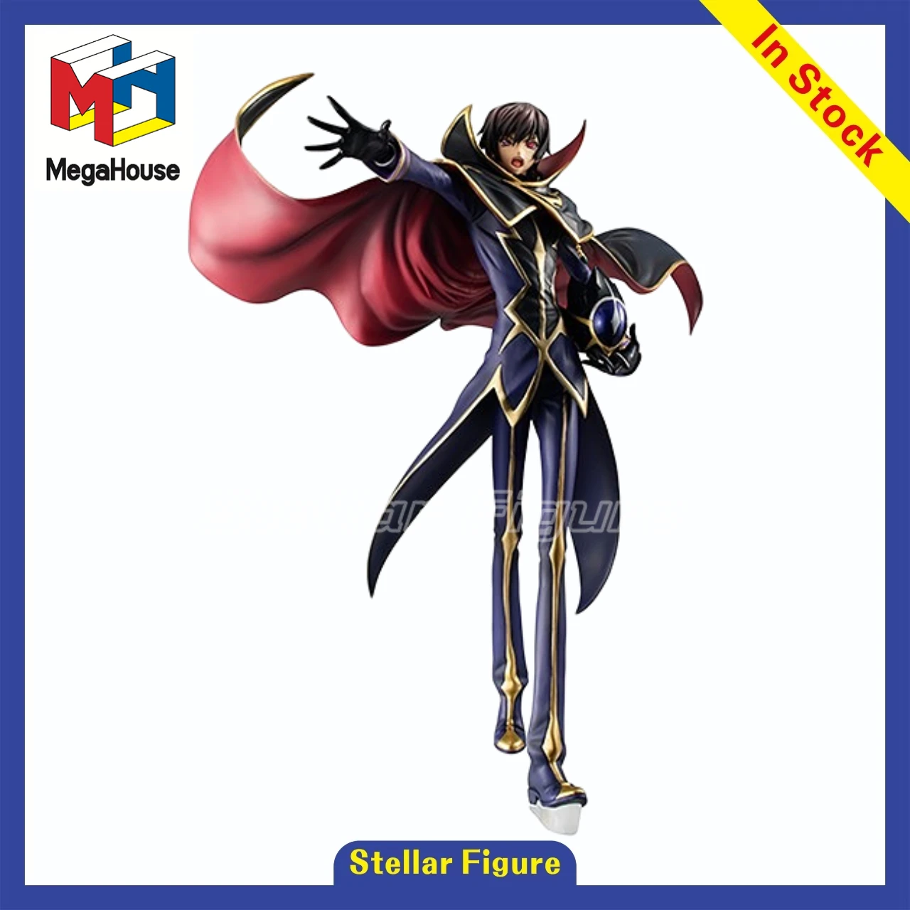Фото 【SF】В наличии: Коллекционные фигурки MegaHouse GEM Series Code Geass: Восстановление Лелоша (Фуккатсу Но Лелош) — Лелош Вай Бриттания. Модель для коллекции, подарок. №1