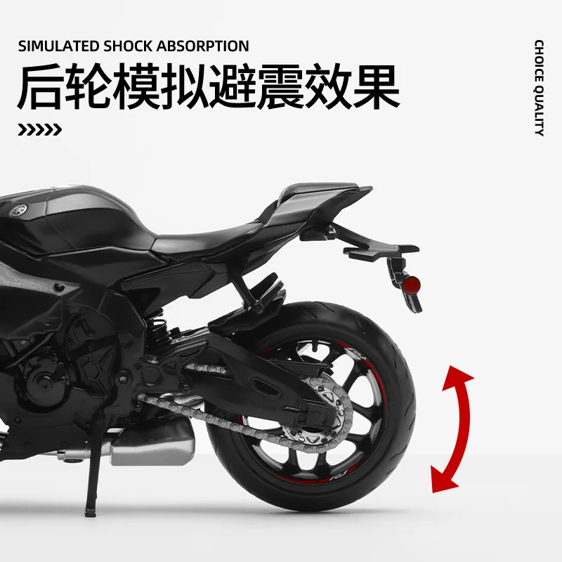 MSZ CCA 1:12 Yamaha YZF-R1 Классическая модель мотоцикла автомобиля из сплава коллекция