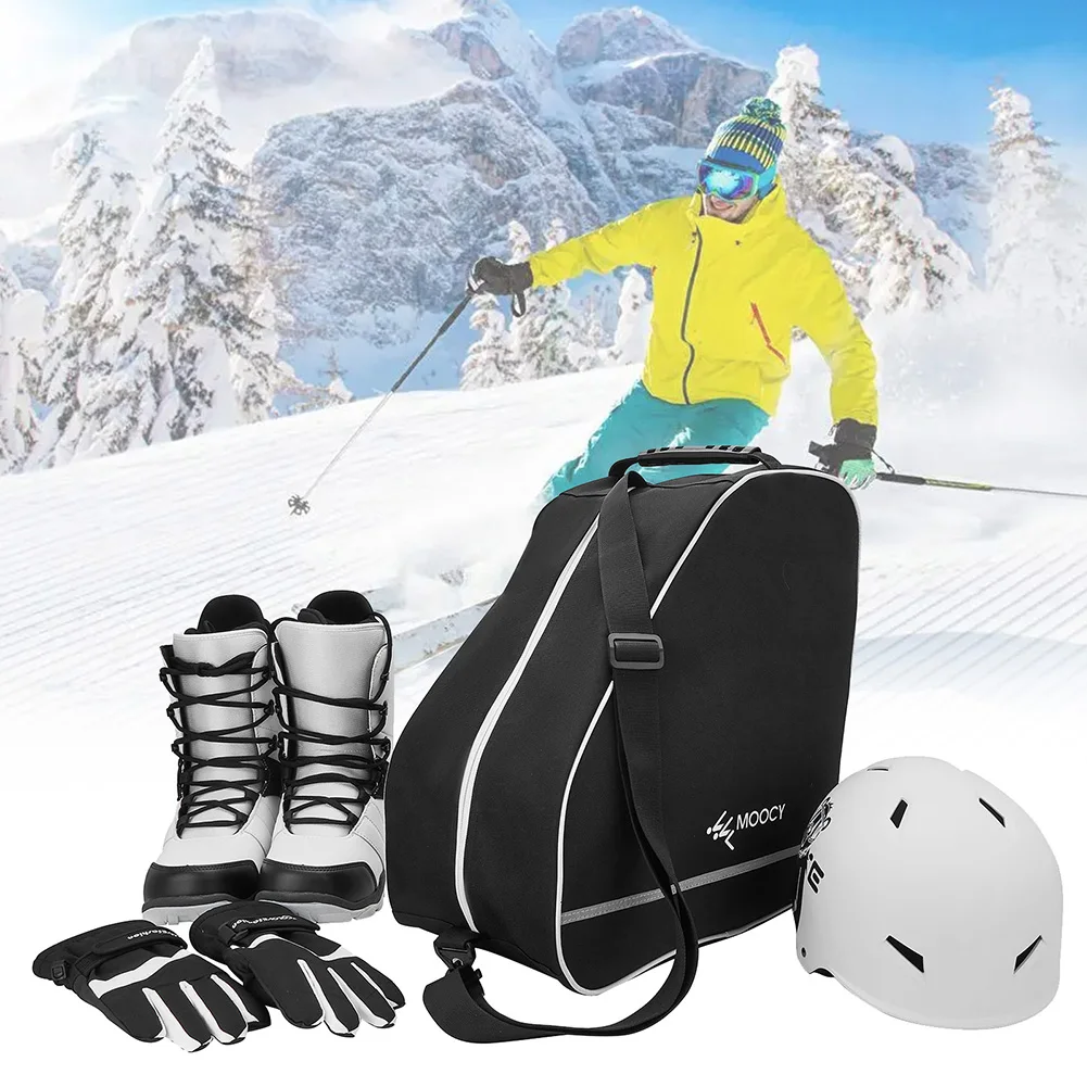 

Multipurpose Travel Ski Boot Bag Waterproof Portable Snowboarding Gear Storage Bags Accessories for Ski Helmets Goggles Gloves