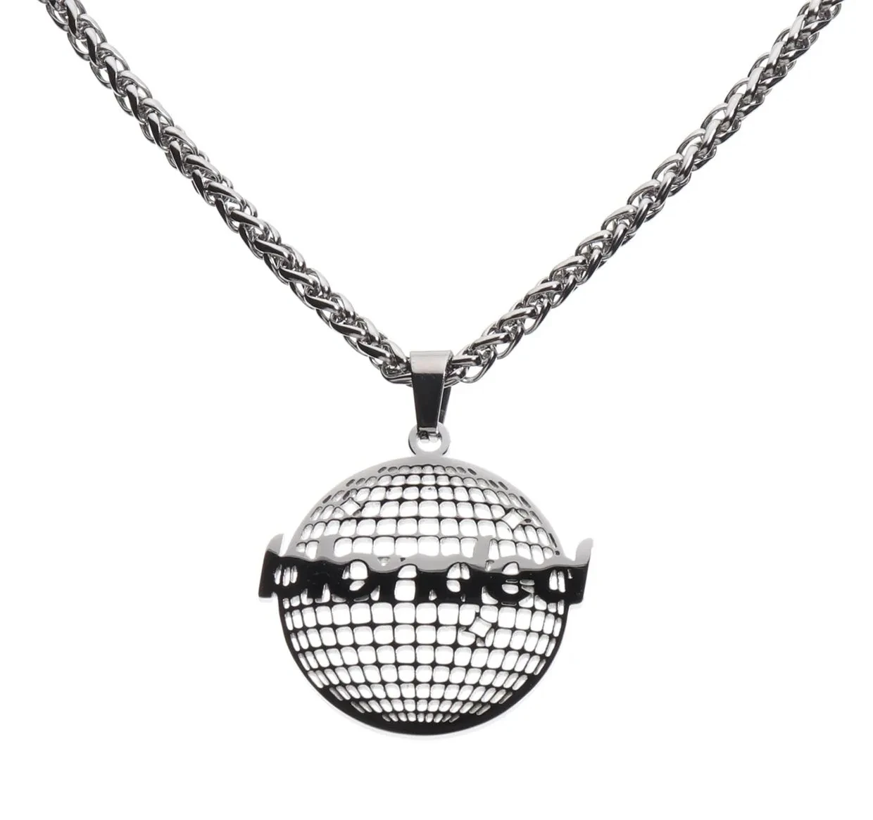 Niche Design Blonded Pendant Necklace Men And Women Hip-Hop Personality Couple Fashion Street All-Match Jewelry Accessories