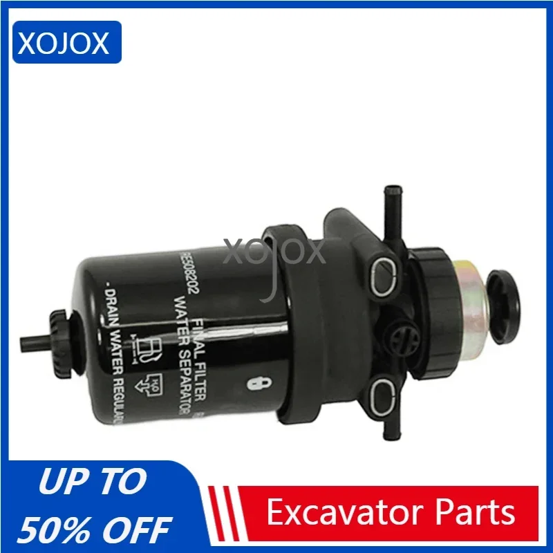 Топливный фильтр в сборе XOJOX RE508202 с ручным насосом давления для экскаватора JOHN DEERE