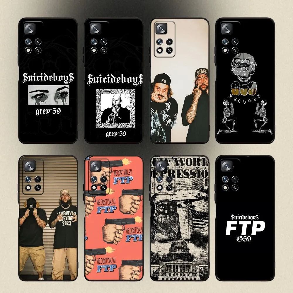New World SuicideboyS Depression Phone Case For Samsung Galaxy A20 A21s A22 A31 A32 A52 A53 A72 73 A80 A91 Soft Black Cover