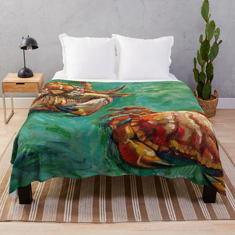 

Vincent Van Gogh - Two Crabs Throw Blanket