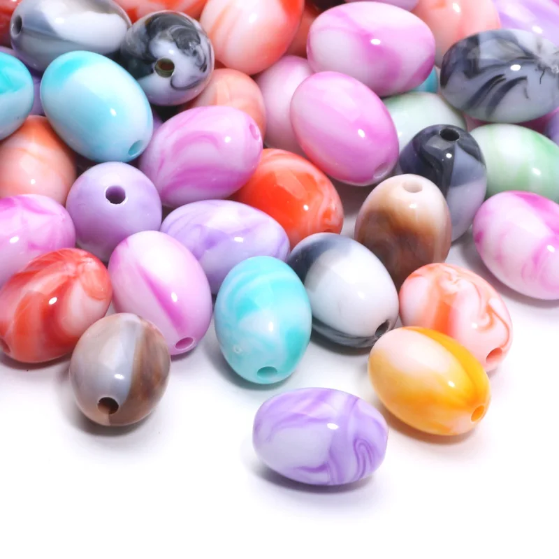 30 шт. акриловые бусины 10 х14 мм