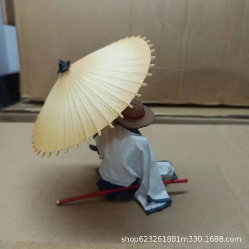 

Anime One Piece War on the Top Luffy Seated Figure 13CM PVC Collectible Ornament Creative Carry Gift Box