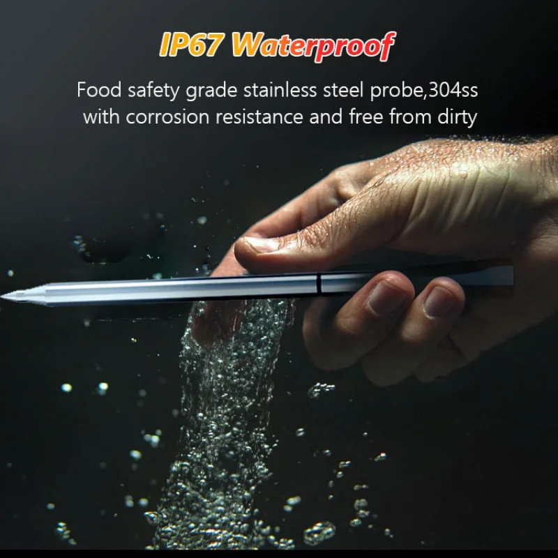 Двойной термометр керамический зонд кухонная духовка термометры для мяса IP67