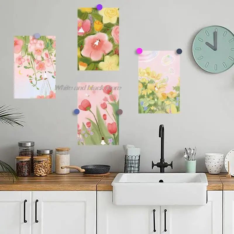

10PCS Colorful World Sticker Kawaii Nostalgia Wall Art Home Decoration Skateboard Coffee Home For Room Poster Painting Card