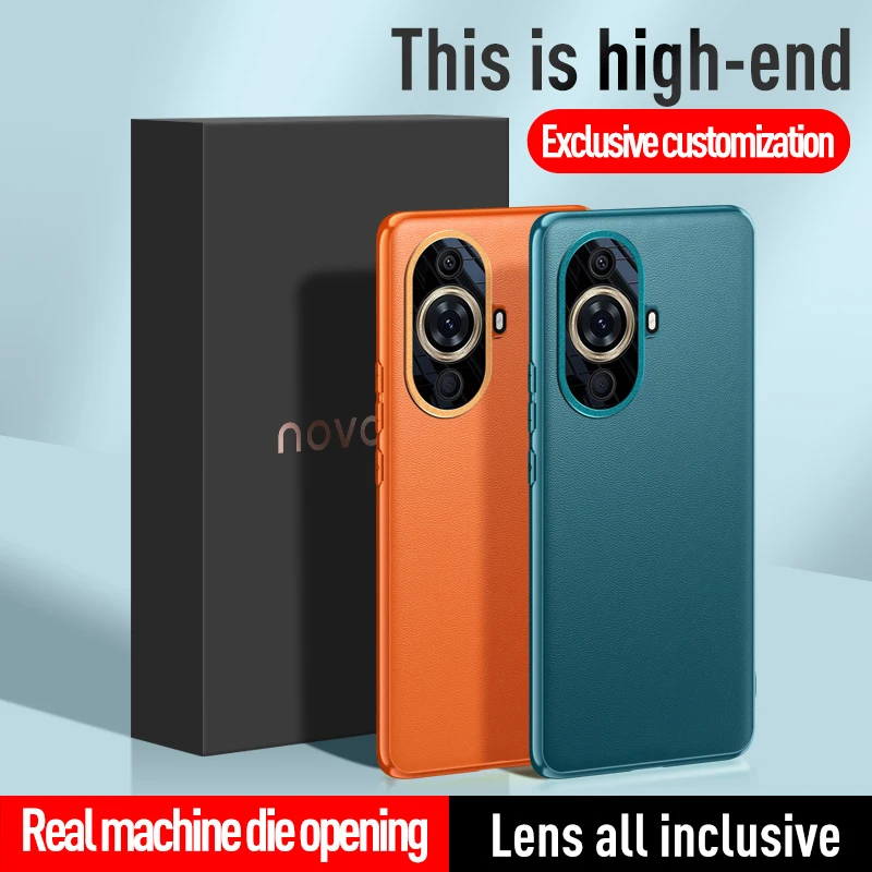 

Case Ultrathin Luxury Leather Phone Cases For Huawei Nova 11 Pro Nova 10 SE Nova 10 Pro Bussiness Protection Funda Back Cover