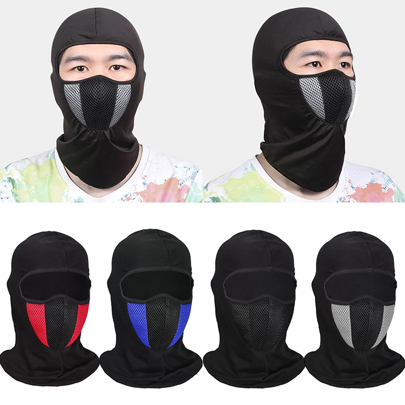 

Breathable Motorcycle Helmet Full Face Mask Bike Head Cover Tactical Cap Motorbike Cycling Bike Mask