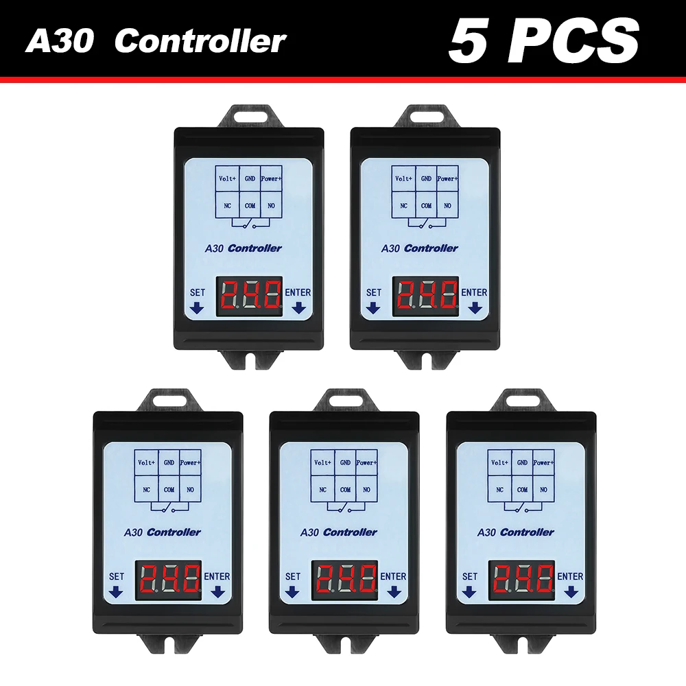 

Relay Switch Controller DC 6~80V Voltage Detection Charging Discharge Monitor with Case Digital Display DC Voltage Detection