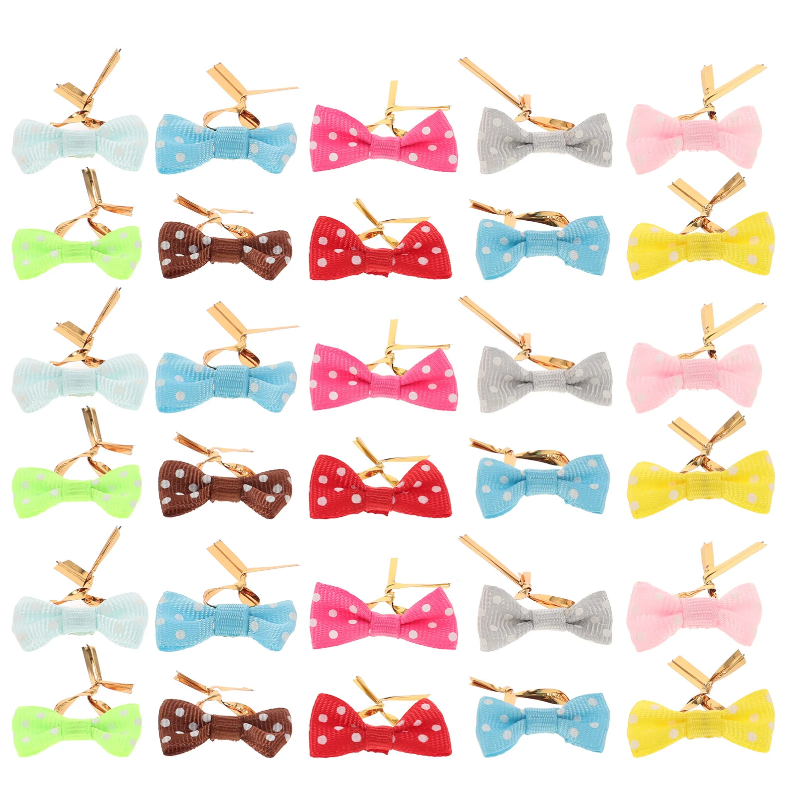 200 шт. ленты с золотыми галстуками предварительно завязанные подарочные бантики