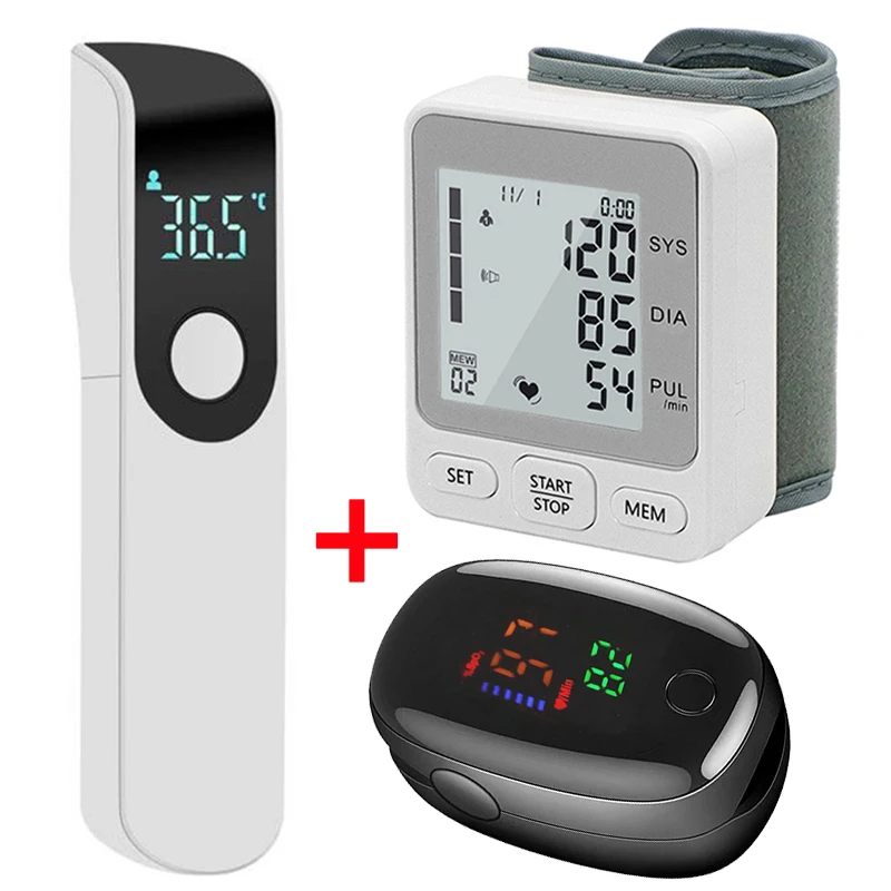 

Automatic Wrist Blood Pressure Monitor Digital BP Tonometer Portable For Home Electronic Heart Rate Pulse Apparatus Tensiometer