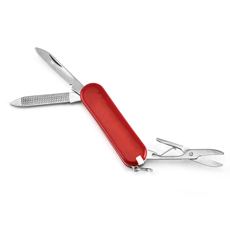

4 в 1 складной клипер ножницы нож с ключом Маникюр многофункциональный Нержавеющая сталь многофункциональный инструмент инструменты для кемпинга