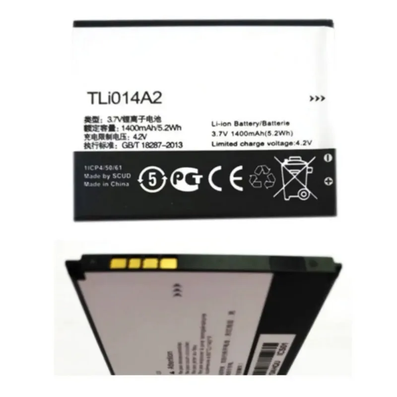 TLi014A2 1400 мАч для Alcatel Pixi 3 4 5 дюйма 4027 4027A 4027D 4027X 4010 4010D 4012 4030 4030D 4030A 5020 5020D 4033D 400