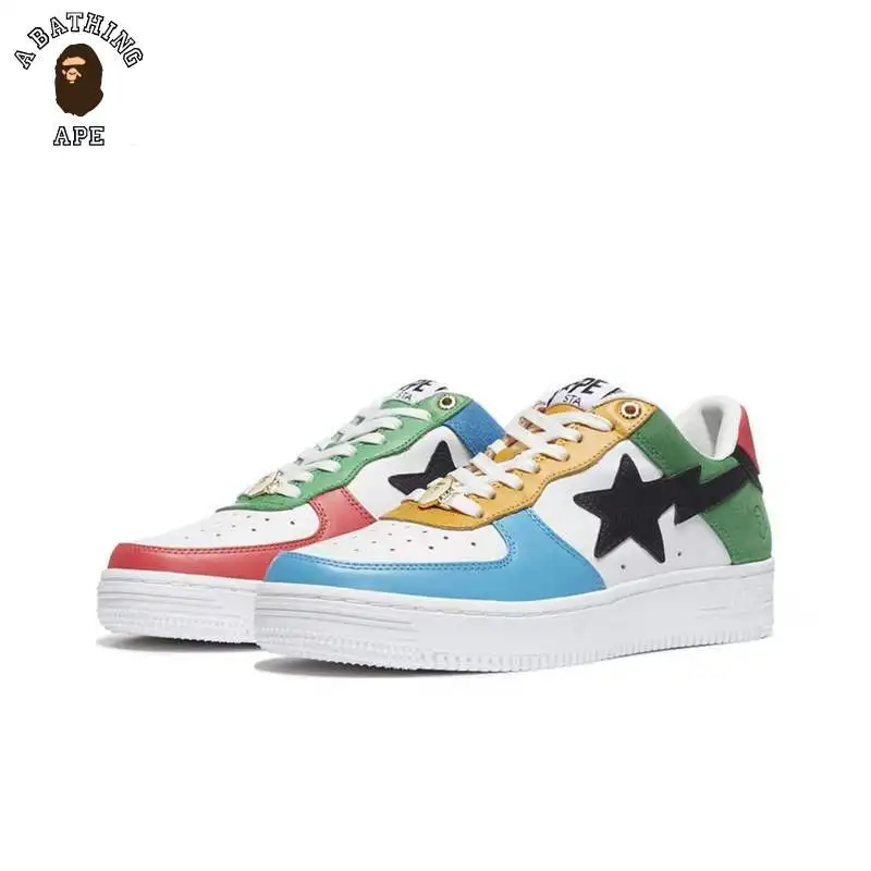 A Bathing Ape Sport Bapesta Platform AF Retro Gym Air Sneakers Men Women BapeGoose Sta Skateboard Trekking Walk Shoes 36-45