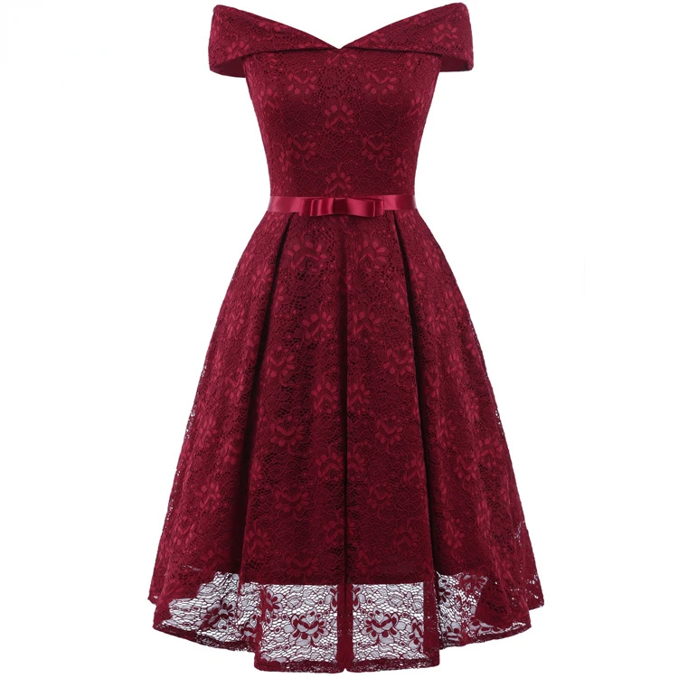 Модное женское кружевное платье элегантное фигуристки с открытыми плечами