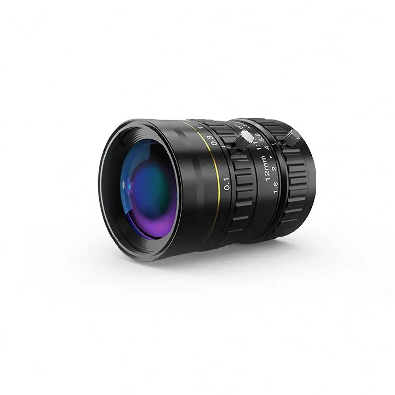 

High Resolution 5mp 12mm Focal Length Large Aperture F1.6 Prime C-mount Lenses