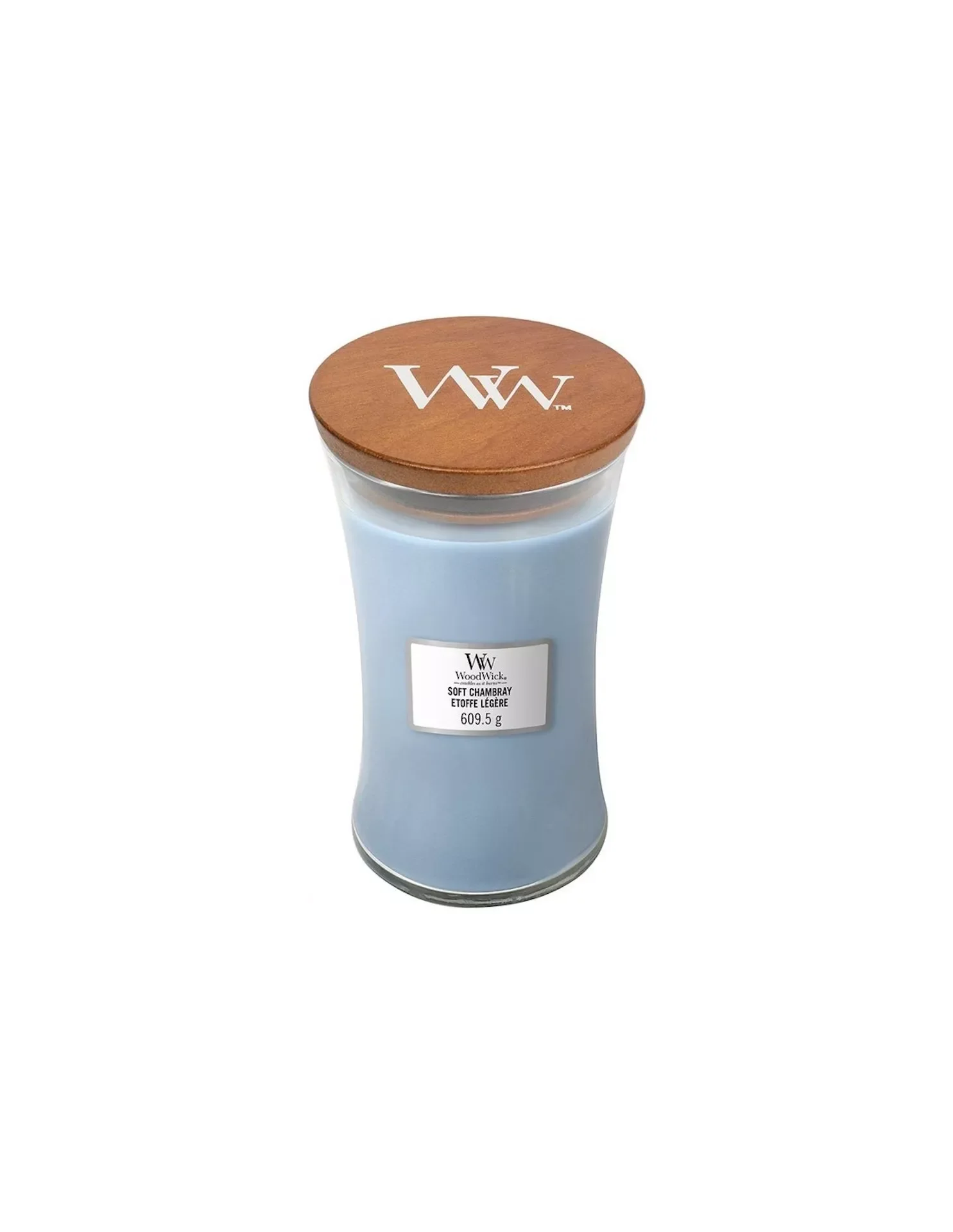 

NEW IN large boat SOFT CHAMBRAY 610 grams combustion duration up to 130 hours our candles feature a Natural wood Wick designed