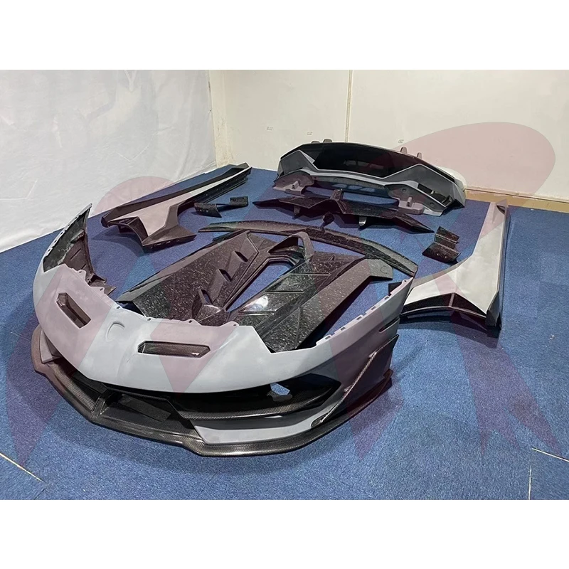 Комплект кузова из кованого сухого углеродного волокна SVJ для Lamborghini Aventador LP700 LP720