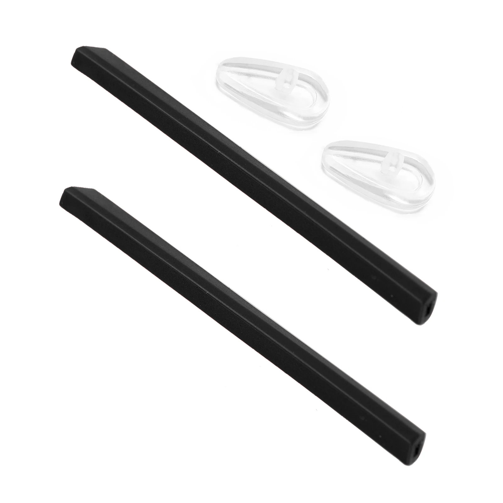 OOWLIT Rubber Kits Nose Pads & Earsocks for-Oakley Conductor 6 OO4106 Sunglasses