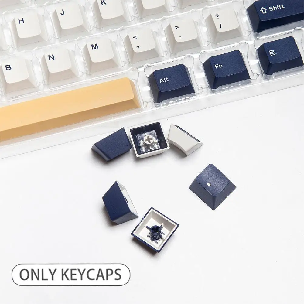 125 Keys Double Shot Oem Profile Rudy Pbt Keycap Thick For Filco Ducky Ikbc Mechanical Gaming Keyboard Mini Layout Q0m8 |
