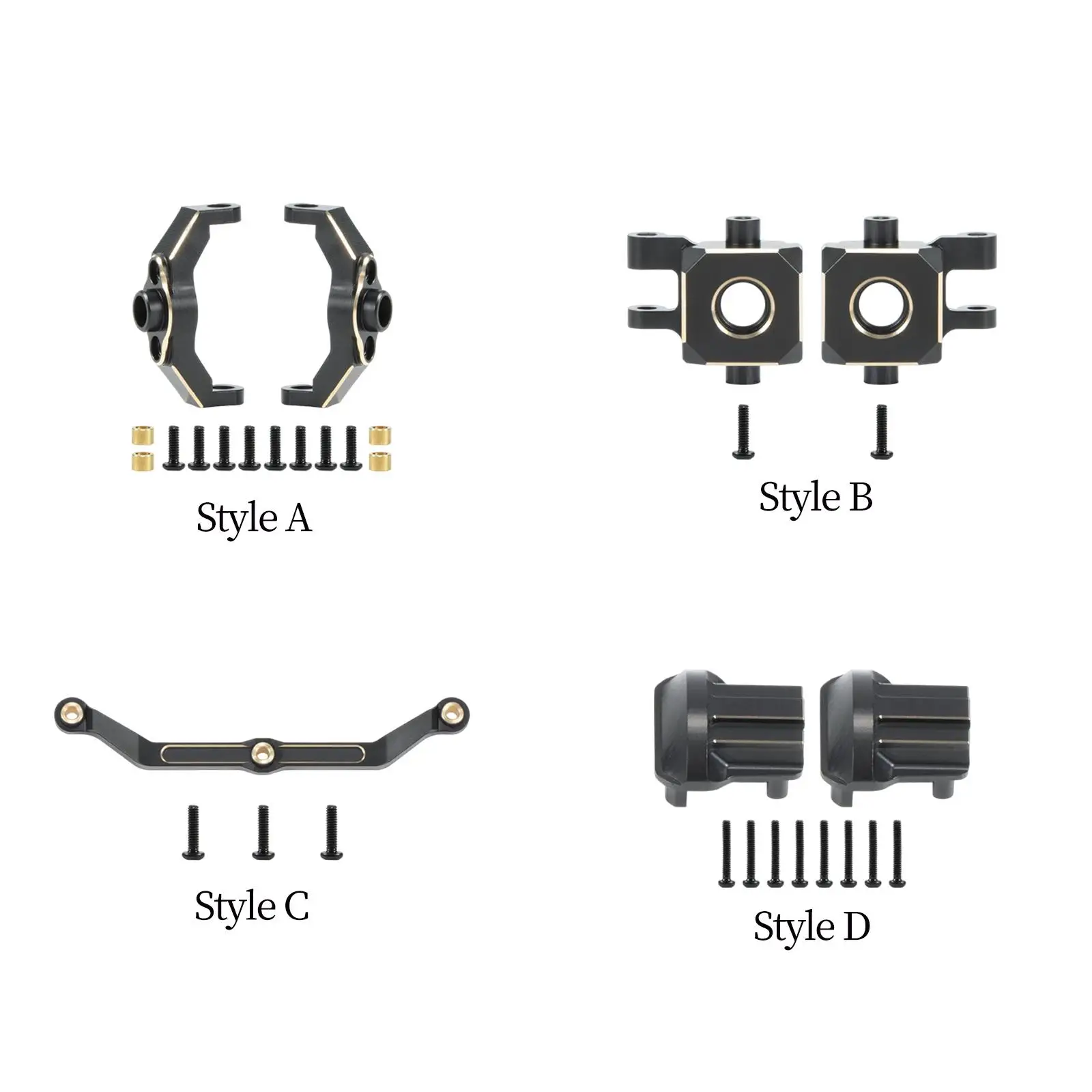 

Легкая установка, запасные части для радиоуправляемых моделей с монтажными винтами, аксессуары для замены автомобилей 1:18
