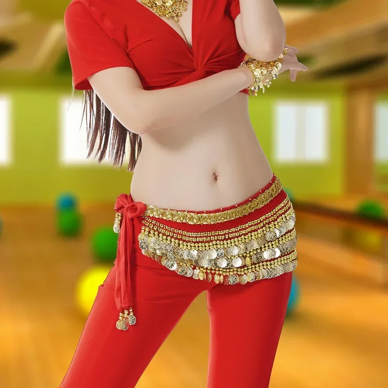 Танцовщица для танца живота поясная цепочка индийский танцевальный костюм