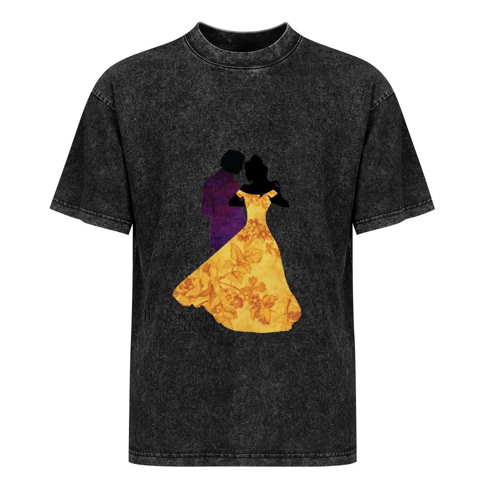 Футболка Rumbelle-It's Forever Dearie черные винтажные футболки одежда на день Святого