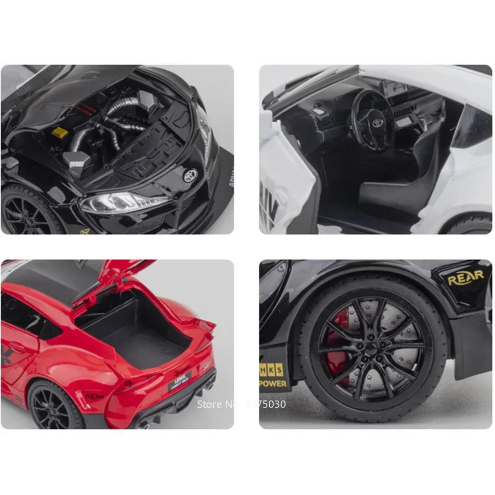 1/22 Supra литые под давлением игрушки из сплава модели автомобилей 4-дверный