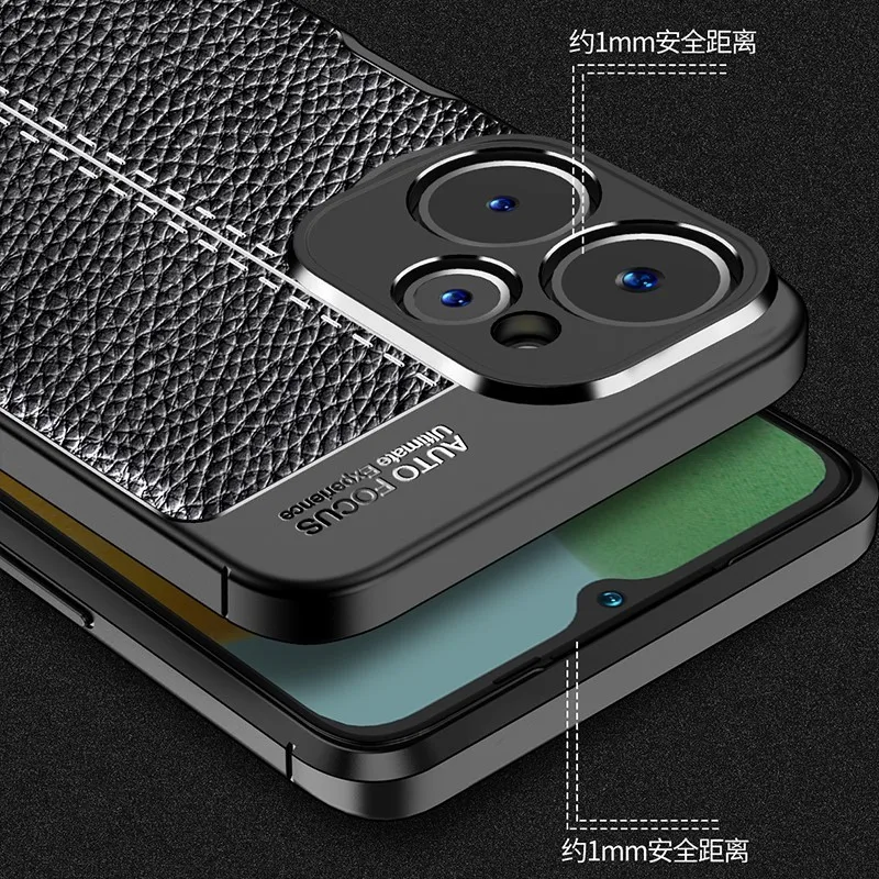 For Realme 9i 5G Case for Realme 9i 5G cover Shockproof TPU Bumper Soft Silicone Leather shield Back Cover For Realme 9i 5G