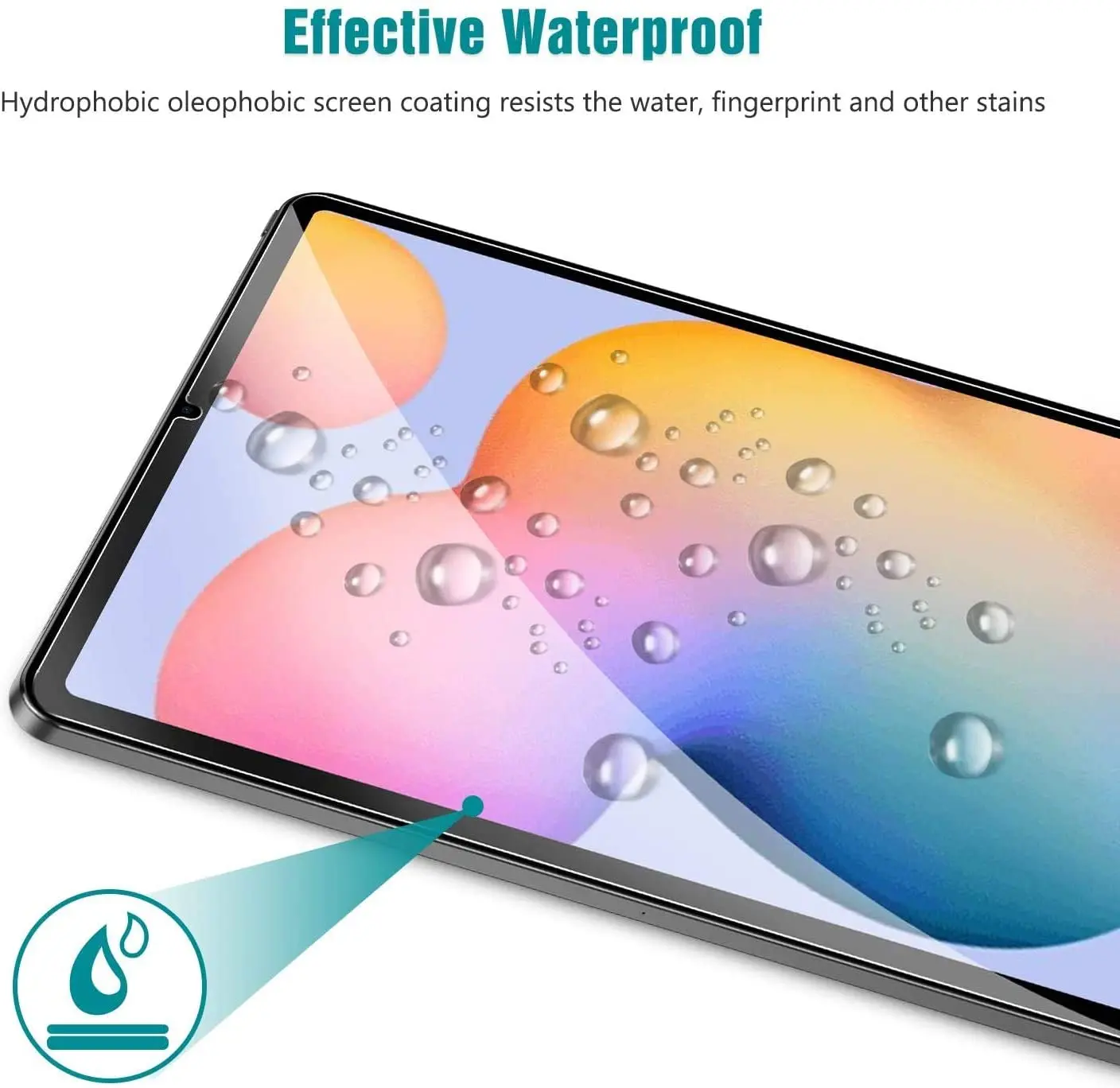 2pcs tablet tempered glass screen protector cover for samsung galaxy tab s6 lite p610p615 10 4 inch explosion proof screen free global shipping