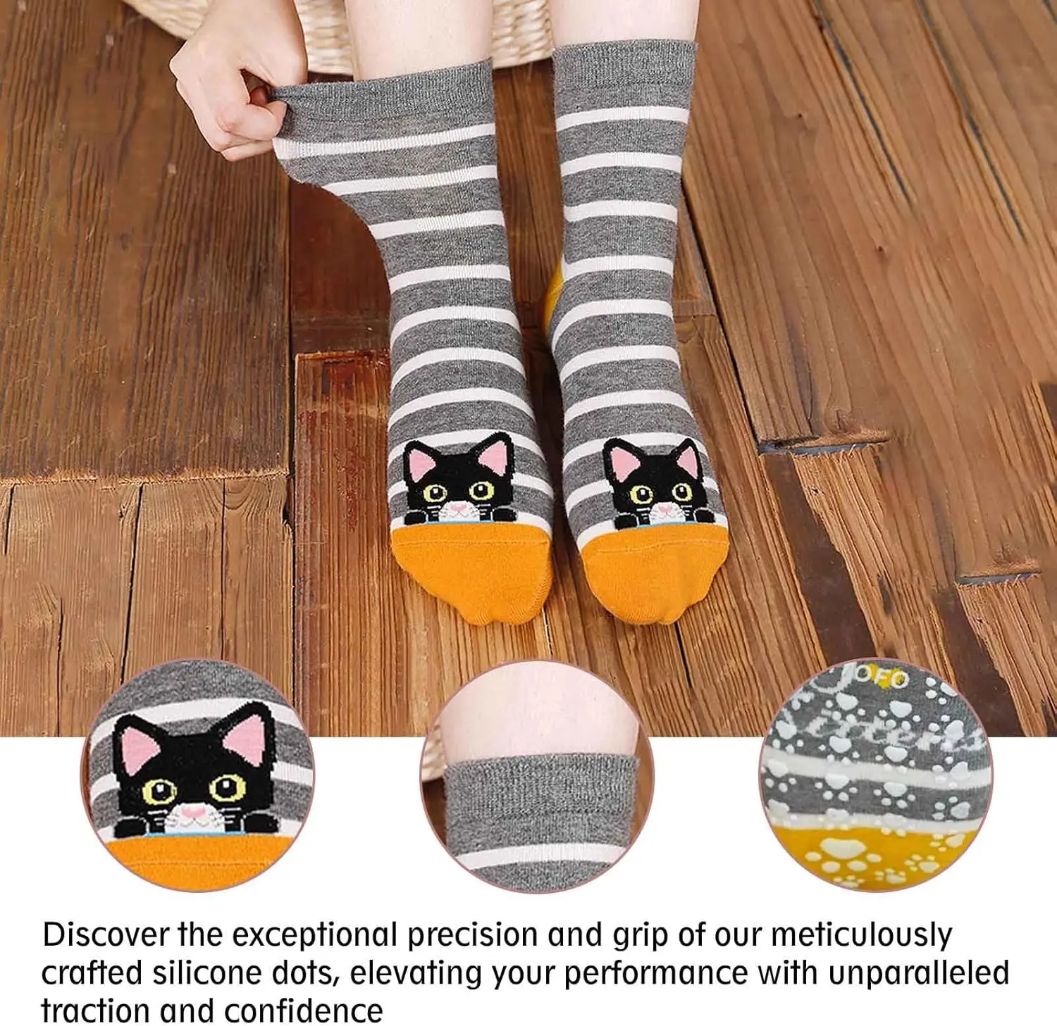 Носки женские нескользящие 5 пар