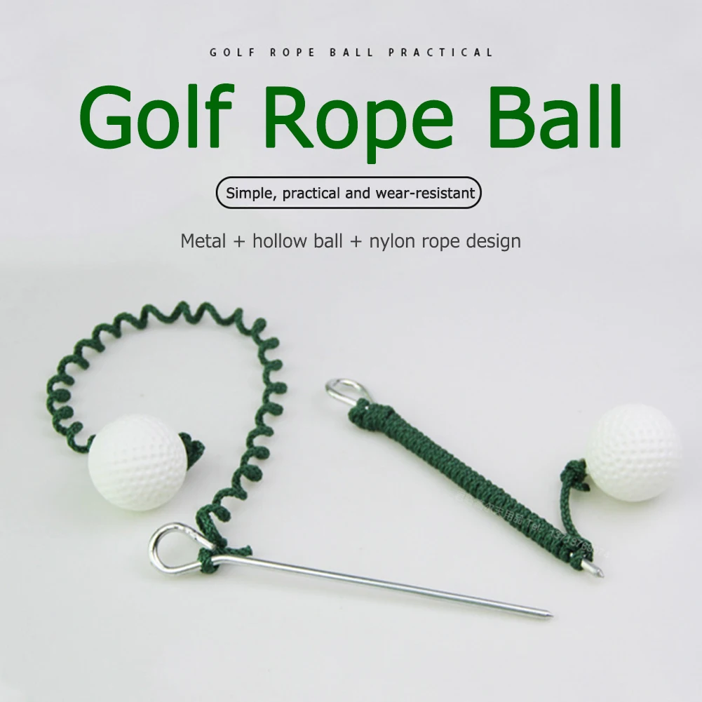 

Golf Supplies Mag Golf Driving Ball Swing Correct Posture Golf Hit Rotating Training Aid for Single Person Practice Equipment