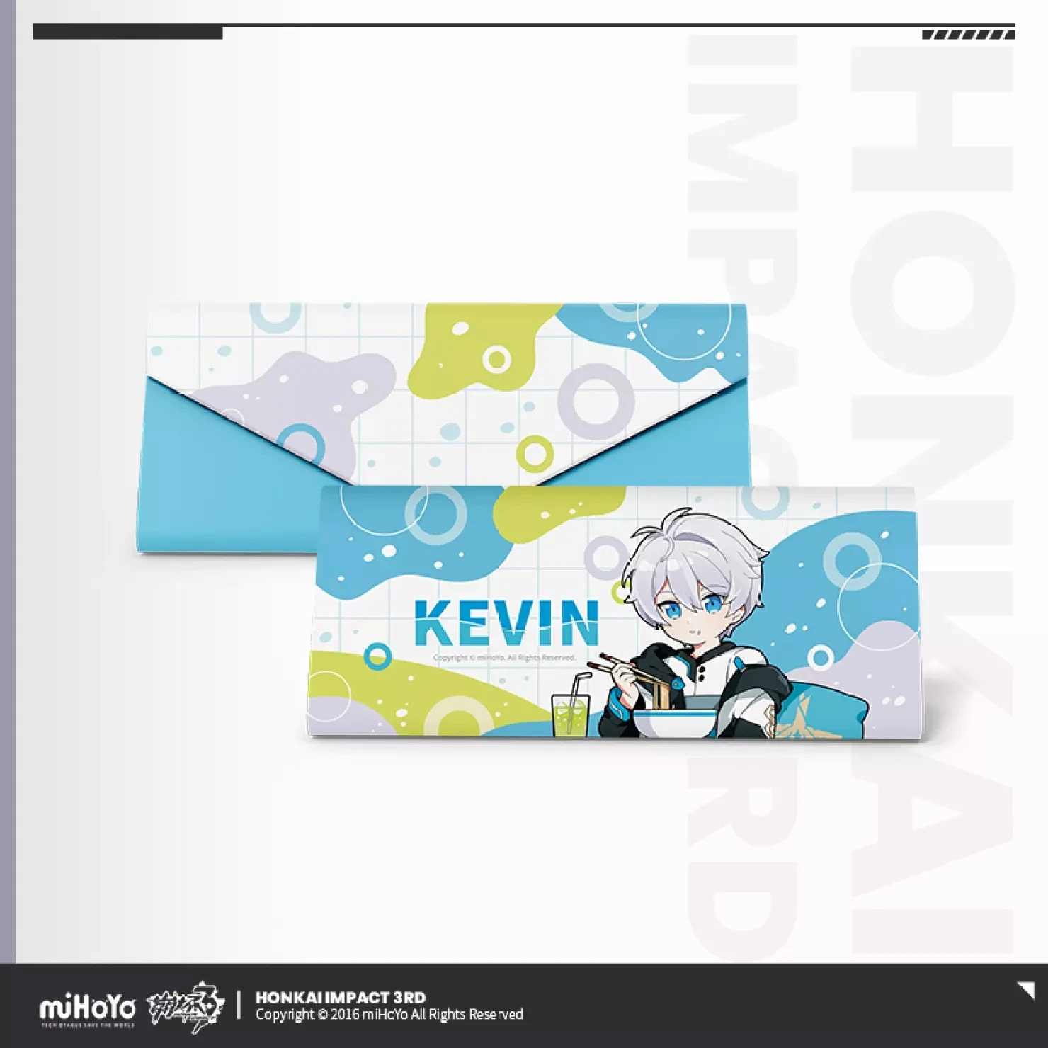 Фото 3D Game Honkai Impact 3 Theme очки в стиле Стиле косплей чехол Кевин Элисия мультфильм PU Box 100% полиэстер Салфетка аниме Канцелярские Товары для детей Под... №3
