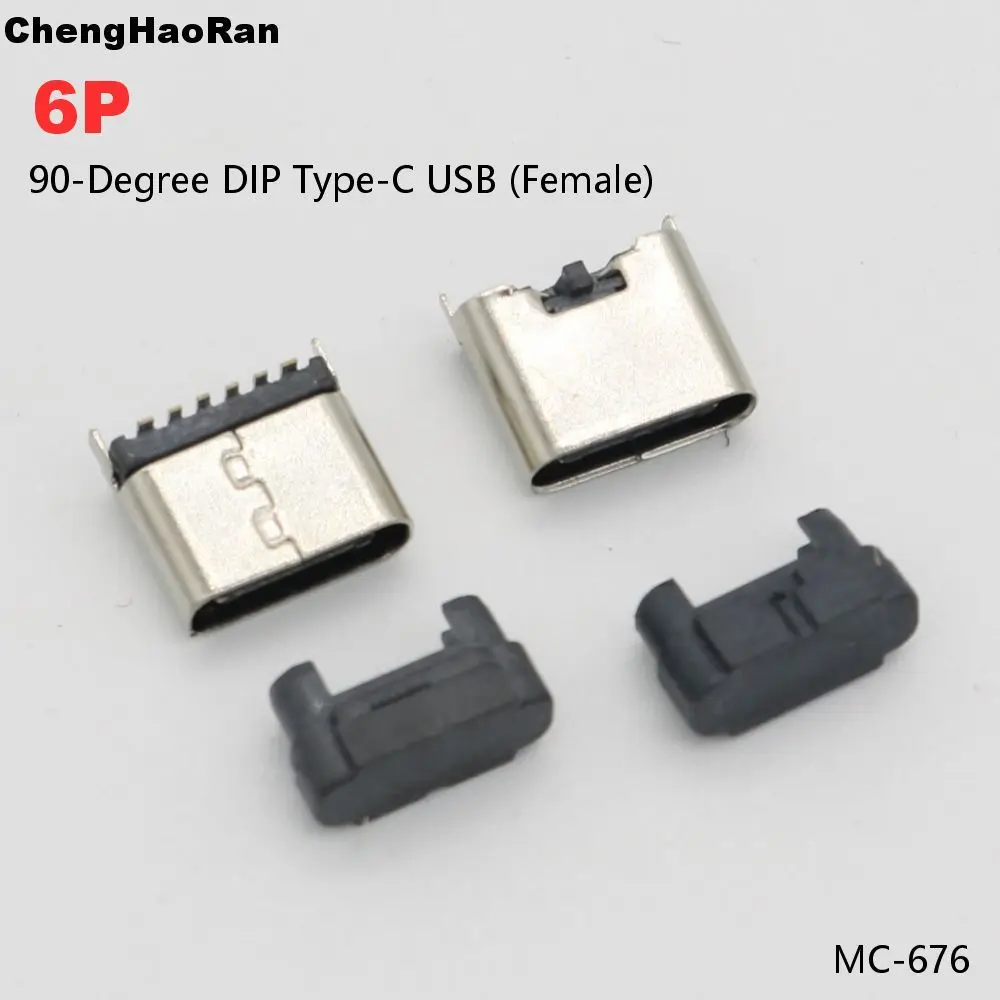 Разъемы USB Type-C 3.1 ChengHaoRan 6-контактные
