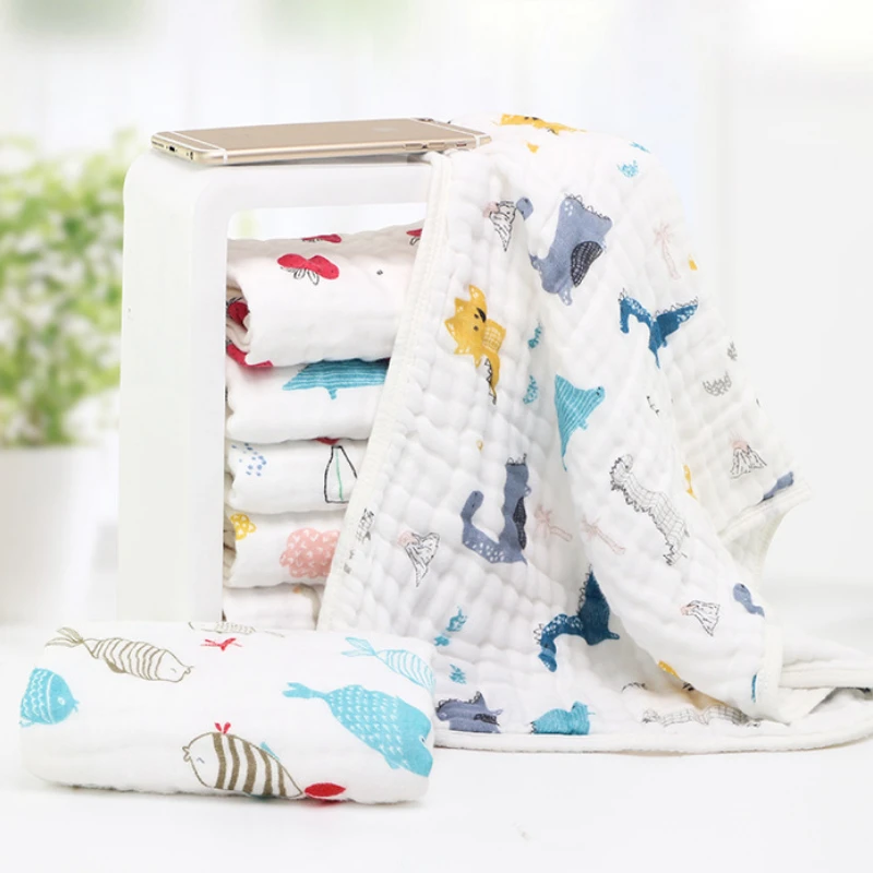 

50*30 Baby Towel Baby Bath Towel for Baby Face Towel Muslin Baby Cotton Hand Towel Cotton Baby Gauze for Kids Free Shipping