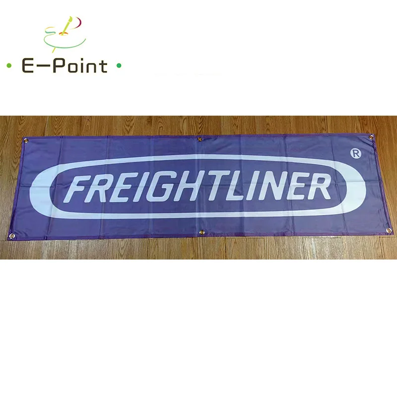 

130GSM 150D Material USA Freightliner Trucks Banner 1.5ft*5ft (45*150cm) Size for Home Flag Indoor Outdoor Decor yhx102