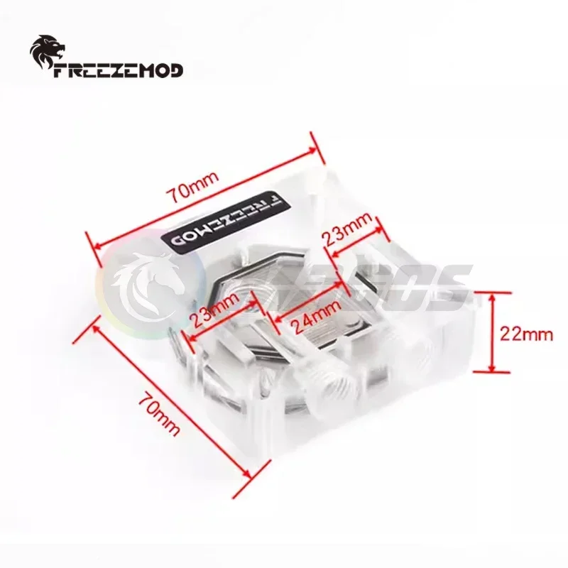 Блок графического процессора FREEZEMOD поддерживает монтаж с шагом отверстий 51-61 мм