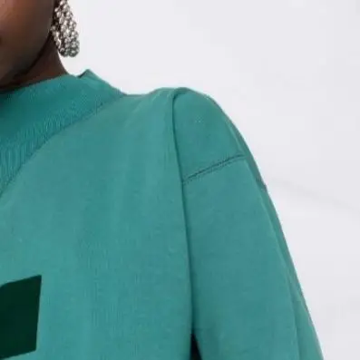 

Women's Sweatshirt Triangle Half High Neck Loose Pullover Fleece Casual Cotton Casual Spring Summer 2023