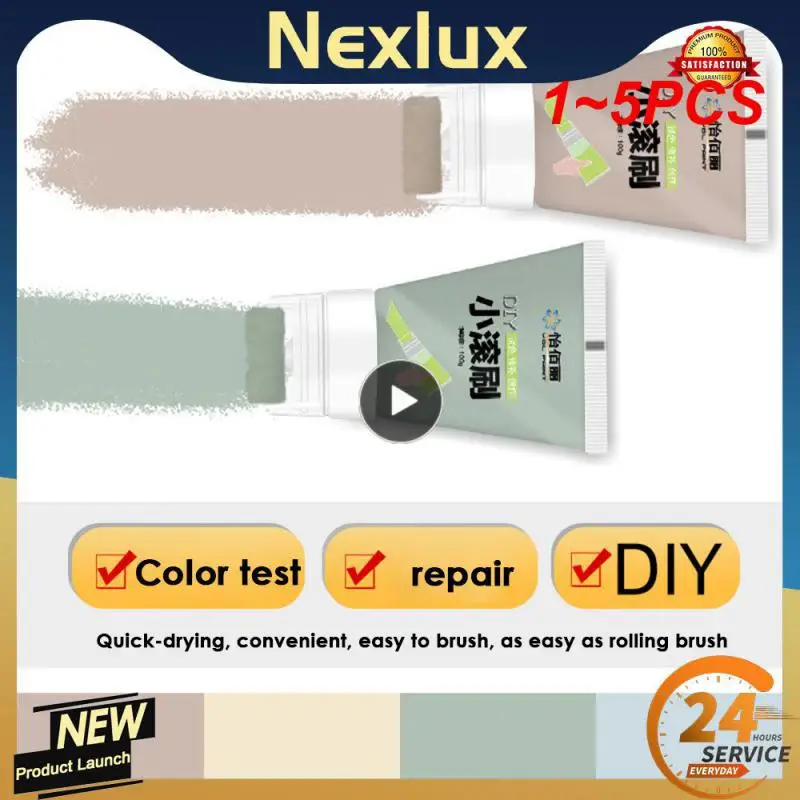 

1~5PCS Small Rolling Brush Wall Latex Paint Wall Mending Agent Wall Repair Cream With Scraper Paint Valid Mouldproof
