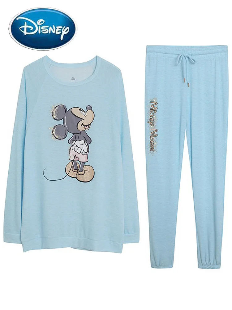 

Disney Harajuku/Модный женский джемпер с длинными рукавами и принтом Микки Мауса, топы, штаны, спортивные штаны, брюки, 1 комплект